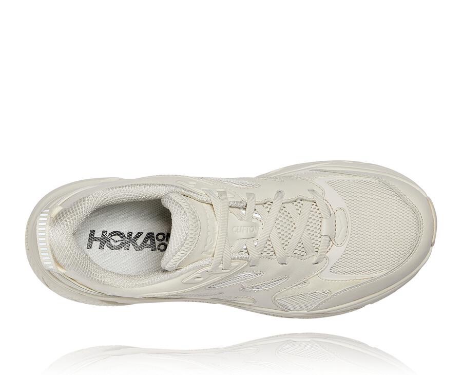 Chaussure Running Hoka One One Clifton L Homme - Blanche - NAE-190458